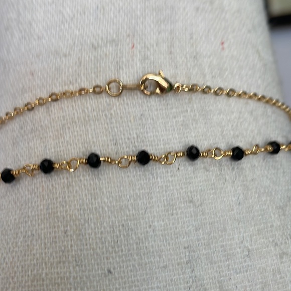 Black crystal and glass rhinestone statement set - Picture 4 of 6